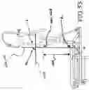Fig. 35 - Laterally adjustable armrest assembly