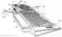 Fig. 01 - Computer keyboard with processor for audio and telephony functions