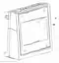 Fig. 01 - Mini computer frame having a pivotable plate