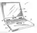 Fig. 01 - Flat-panel display mounting system for portable computer