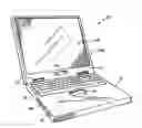 Fig. 01 - Flat-panel display mounting system for portable computer