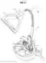 Fig. 03 - Lamp with personal audio player interface and speaker system