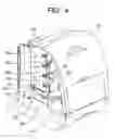 Fig. 05 - Electrophotographic image forming apparatus to which a plurality of process cartridges are detachably mountable by using a moving guide and an opening and closing member