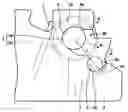 Fig. 01 - Platen roller retaining structure recording apparatus