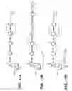 Fig. 18 - Electrodes linked via conductive oligomers to nucleic acids