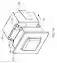 Fig. 08 - Ceiling-mounted wireless network access point