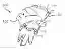 Fig. 01 - Partially removable glove