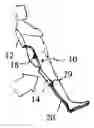 Fig. 01 - Patient transfer system with associated frames and lift carts