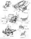 Fig. 16 - Patient transfer system with associated frames and lift carts