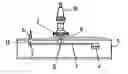 Fig. 01 - Automatic measuring device for measuring the dimensions of a tool for a machine tool