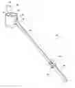 Fig. 01 - Extensible device for applying a melting agent to ice filled gutters