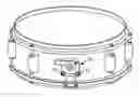 Fig. 01 - Strainer for a snare drum