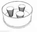 Fig. 01 - Pet feeding system to reduce consumption rate