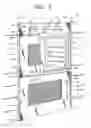 Fig. 02 - Thin profile door for a cooking appliance