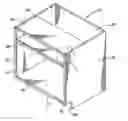 Fig. 01 - Semi-frameless cabinet and method for making the same