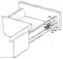 Fig. 01 - Drawer stabilizing arrangement for double walled drawer