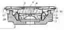 Fig. 01 - Shock-absorbing bearing for timepiece