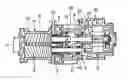Fig. 01 - Screw vacuum pump with male and female screw rotors having unequal leads