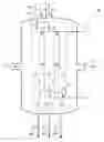 Fig. 01 - Reactor for chemical conversion of a feed with added heat, and crosswise flow of feed and catalyst