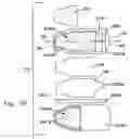 Fig. 22 - Disposable absorbent articles having multiple absorbent core components including replaceable components