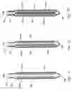 Fig. 41 - Disposable absorbent articles having multiple absorbent core components including replaceable components