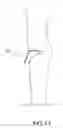 Fig. 10 - Female standing urination cone
