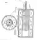 Fig. 03 - Device for inclusion in systems for converting the force of gravity to electricity by using the potential and kinetic energy of weights of land vehicles, descending from higher elevations