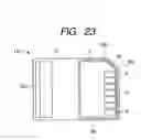 Fig. 22 - Memory card with connecting portions for connection to an adapter