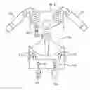 Fig. 01 - Steering damper mounting structure