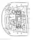 Fig. 01 - Structure for arrangement of engine-associated vehicle components