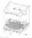 Fig. 02 - Engine hood comprising a protective device for pedestrians