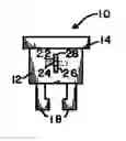 Fig. 01 - Method and apparatus used in combination for installing a blown fuse indicator light within a pre-existing fuse housing