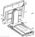 Fig. 01 - Ultra thin tablet computer battery and docking system
