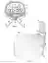 Fig. 03 - Impact resistant housing system for a fluorescent task lamp