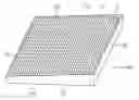 Fig. 01 - Light guiding plate with brightness enhancement means and liquid crystal display