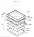 Fig. 16 - Light guiding plate with brightness enhancement means and liquid crystal display