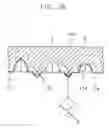 Fig. 36 - Light guiding plate with brightness enhancement means and liquid crystal display