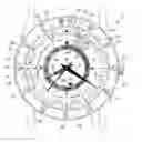 Fig. 01 - Timepiece with analog display capable of indicating a date of one calendar in another calendar