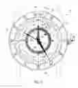 Fig. 04 - Timepiece with analog display capable of indicating a date of one calendar in another calendar