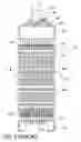 Fig. 02 - Eccentric support grid for nuclear fuel assembly