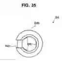Fig. 34 - Rod-like body feeding container with compound screw mechanism
