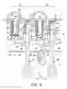 Fig. 10 - Method for air circulation in a turbomachine compressor, compressor arrangement using this method, compression stage and compressor incorporating such a arrangement, and aircraft engine equipped with such a compressor