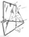 Fig. 01 - Apparatus for calculating distance of ball placed in motion by measuring force exerted upon it and launch angle
