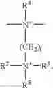 Fig. 20 - Linear polyamino and/or polyammonium polysiloxane copolymers I