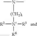 Fig. 80 - Linear polyamino and/or polyammonium polysiloxane copolymers I