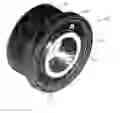 Fig. 01 - Composite roller header assembly and composite roller formed therewith