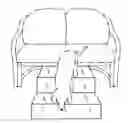Fig. 01 - Portable stair assembly for pets