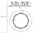Fig. 07 - Powered lower bobbin feed system for deflector type rotary braiding machines