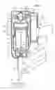Fig. 02 - Combustion type power tool having fin in low turbulent combustion region within combustion chamber