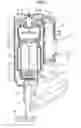 Fig. 03 - Combustion type power tool having fin in low turbulent combustion region within combustion chamber